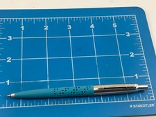 Judd's Very Nice Parker Jotter Lunch Time Special Blue Pen Made in USA Brass