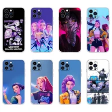 For iPhone 11 12 13 14 15 16 Pro Max KPop Demon Hunters Silicon Soft Case Cover
