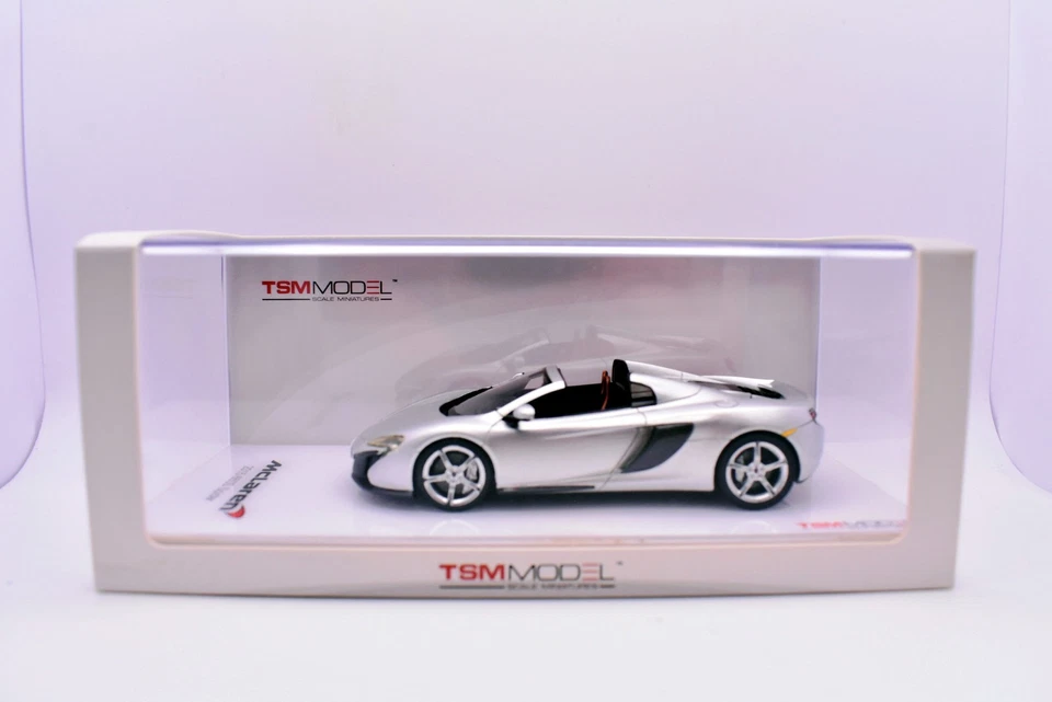 Modellino auto scala 1:43 Mclaren 650S spider TSM modellismo statico collezione - Immagine 2 di 4