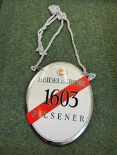 Heidelberger Pilsener 1603 Zapfhahnschild RA44