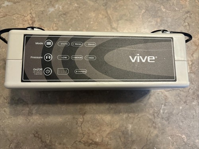 #ad Vive Alternating Pressure Seat Wheelchair Travel Cushion Pump CSH1084 Works $63.97