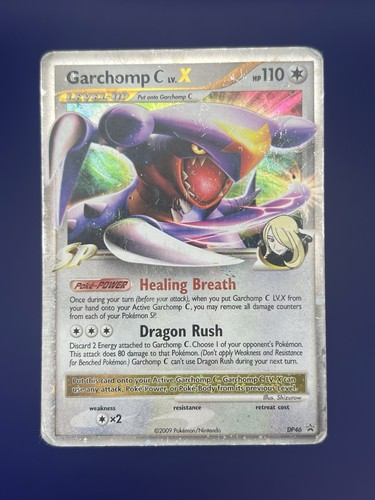 Garchomp C Lv.X DP46 Diamond & Pearl Black Star Promo 2009 Pokémon TCG HP