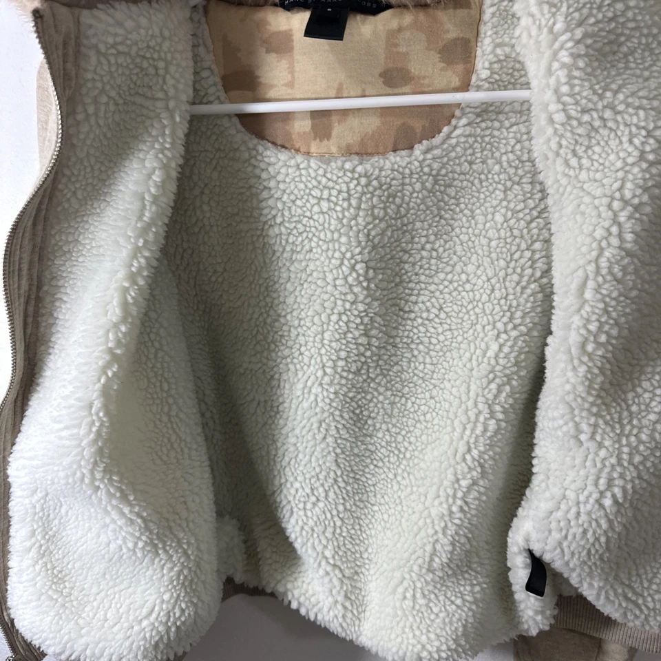 Chaqueta para mujer Marc By Marc Jacobs pequeña teñida de piel de perlas forrada con capucha cremallera completa Foto 4 de 4