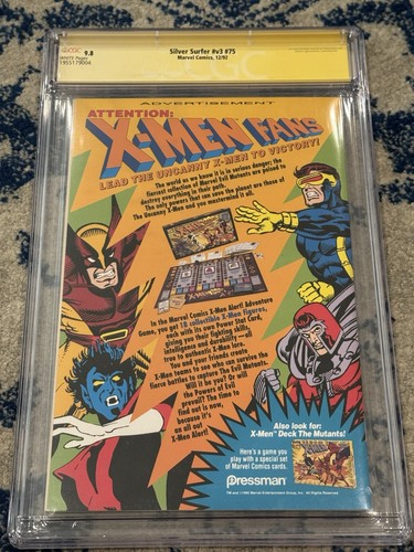 Silver Surfer v3 #75 CGC 9.8 Signed Jim Starlin ๐ฅ holo cover ๐ฅ - Picture 2 of 2
