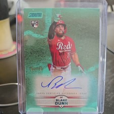 2025 Topps Stadium Club Turquoise Auto/99 #SCBA-BD Blake Dunn Reds