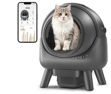 Qxpztk Self Cleaning Litter Box for Cats Automatic Cat Litter Box App Controlled