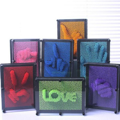 3D Clone Shape Pin Art Shoumo Colorful Model three-dimensional Plastic ToyM Jx