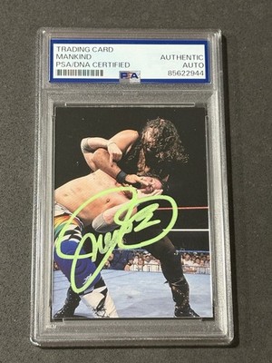 MANKIND 1998 COMIC IMAGES WWF SUPERSTARZ SIGNED AUTOGRAPHED CARD