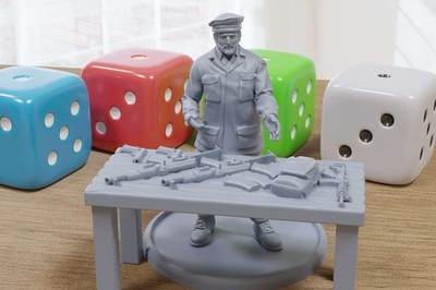 Middle East Arms Dealer - Modern Wargaming Miniatures for Tabletop RPG - 28mm /