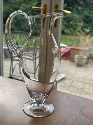 Dartington Crystal Rachael Claret Weinkrug 26,6 cm um 1990 englischer Krug