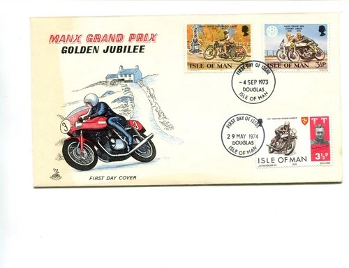 Isle of Man 1973/74 MGP & TT FDC