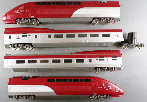 Mehano Ho Sncf TGV Thalys Série 4300 Rame N° 4341 4 Eléments Eclairage Inversé T | Zustand: Occasion