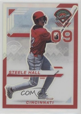 2025 Panini Prospect Edition Red Prizm 49/199 Steele Hall #185 4jk