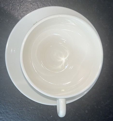 Vintage Harker Stetson Marquest Pottery Misty Pine Cone Cup & Saucer Set USA - Picture 2 of 7