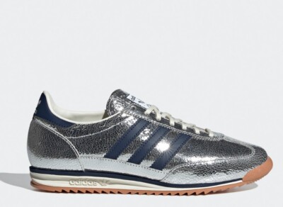 Adidas originals Women's SL 72 Sneakers JH8654 silver navy | eBay