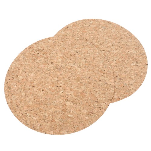 2 Pcs Cork Mouse Pad Work Office Mousemat Base Palm Rest Enhanced