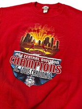 Sudadera Grande Para Hombre Vintage 2004 Cardenales de San Luis Campeones División Central