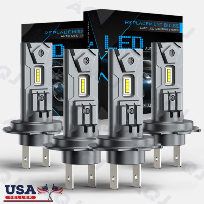 For Volkswagen Passat 2012-2015 CANBUS H7 H7  LED Headlights Hi/Lo Beam 6500K