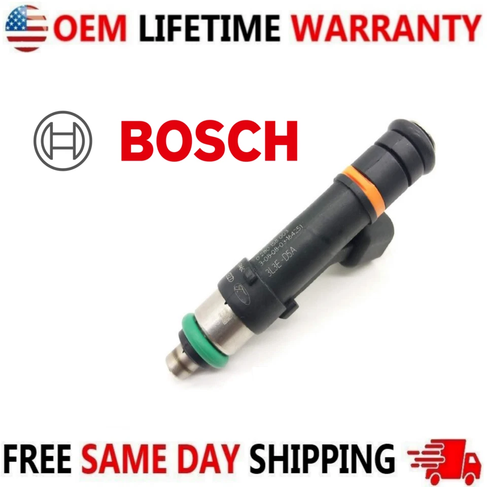 Novos injetores de combustível Bosch 4 furos upgrade x8 para 2004 Ford F-150 & Heritage 5.4L - Imagem 3 de 4