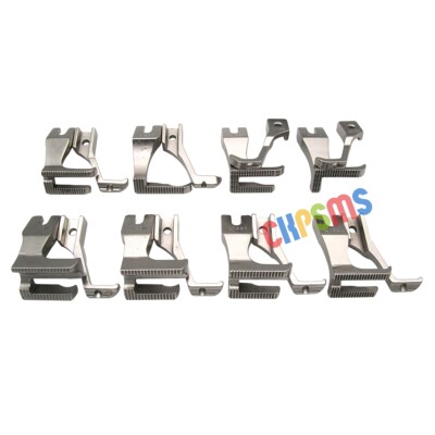8SET Walking Piping & Welting Zipper Feet FIT FOR JUKI DU-141 DU-1181 CONSEW 205