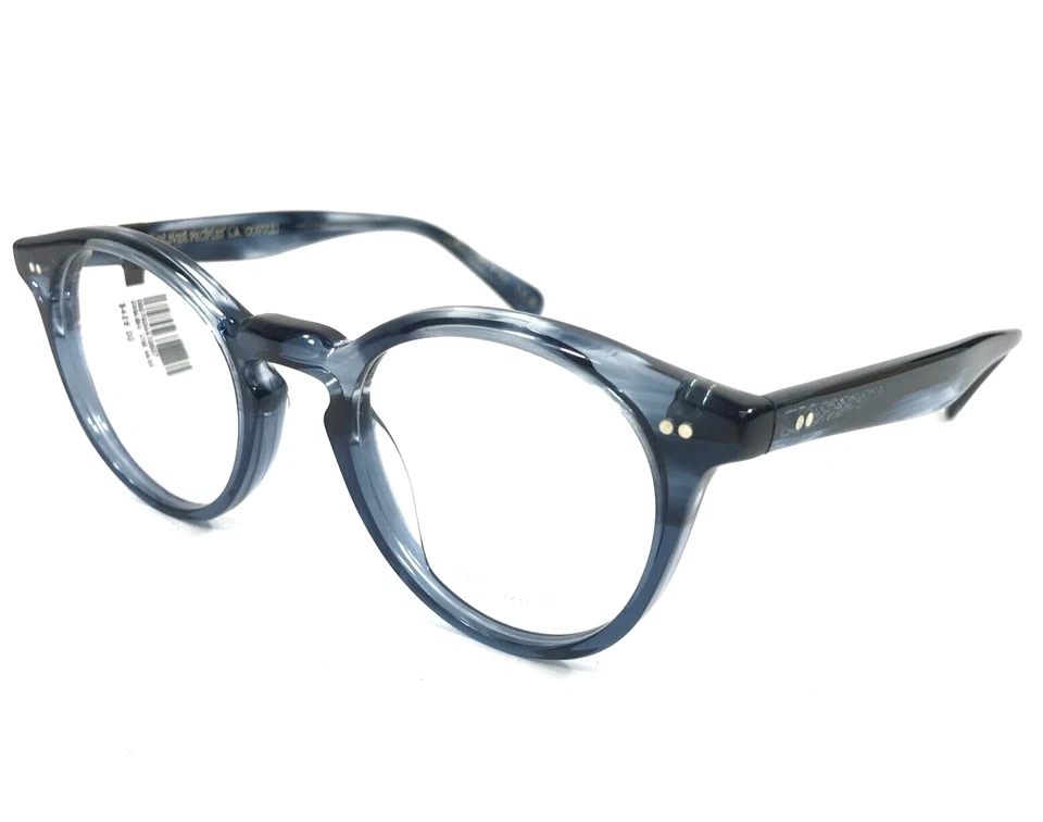 Оправы для очков Oliver Peoples OV5459U 1730 Romare темно-синие круглые 48-22-145 - Изображение 4 из 4