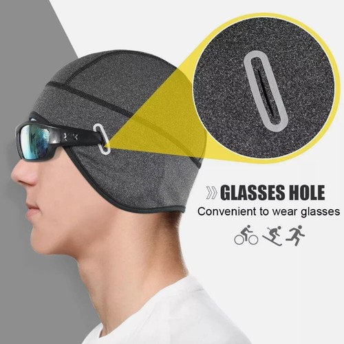 Casquette crâne pour temps froid bonnet chaud doublure casque fine polaire chapeau de sommeil - Photo 22/30