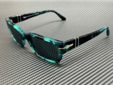 PERSOL PO3347S 1211R5 Havana Blue Unisex 55 mm Sunglasses