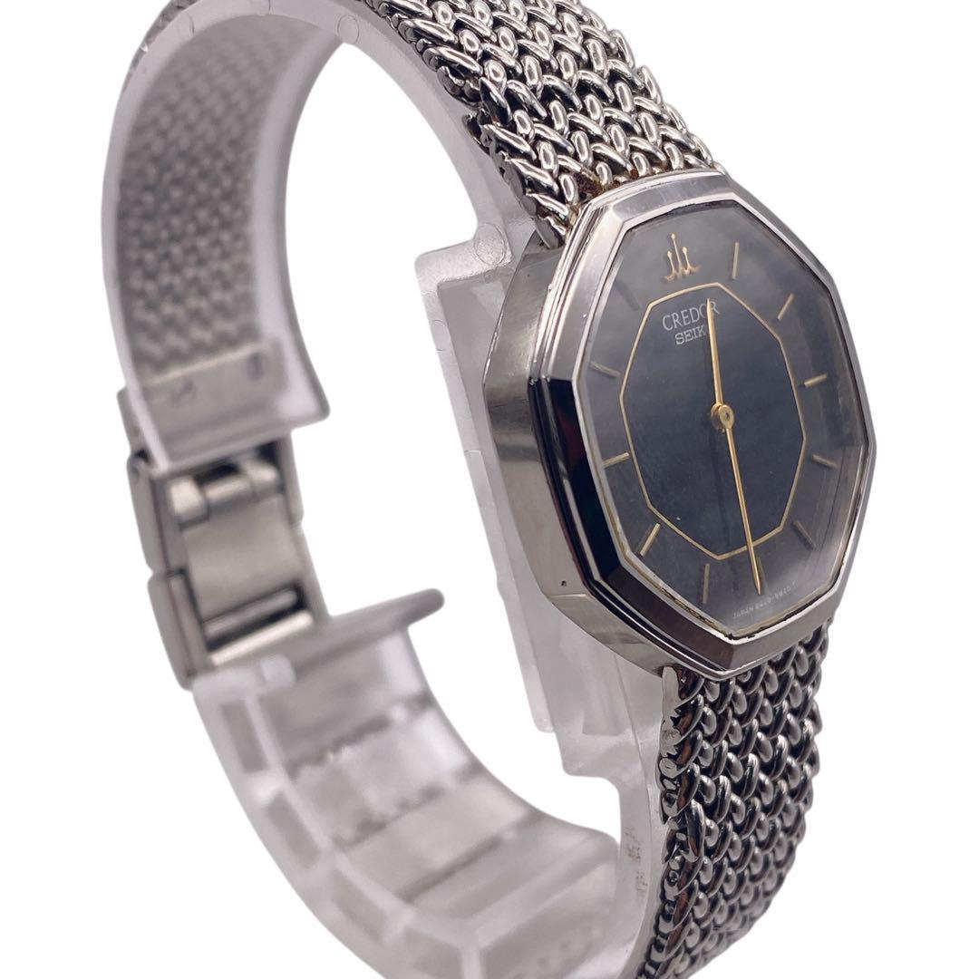 SEIKO CREDOR 8420-5660 R0 Quartz Stainless Steel Octagon SEIKO CREDOR 8420-5660 R0 Quartz Stainless Steel Octagon