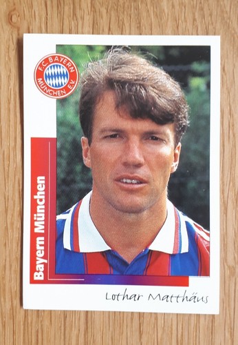 Sticker Panini Matthäus Bayern 94/95 N°2 – Bundesliga Brillant – Autocollant Original