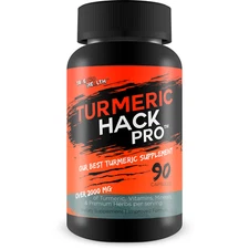 Turmeric Hack Pro - Our Best Super High Absorption Turmeric Curcumin Supplement