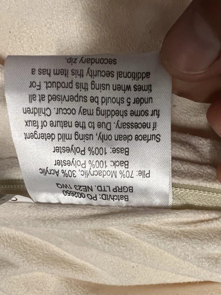 icon Sitzsack Flauschig Weich Kunstfell Leo 2 Stück Animal - Bild 4 von 4