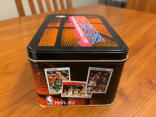 1991-1992 NBA HOOPS BASKETBALL CARD SET (NM) inside COLLECTIBLE, RARE TIN! - Bild 3 von 5