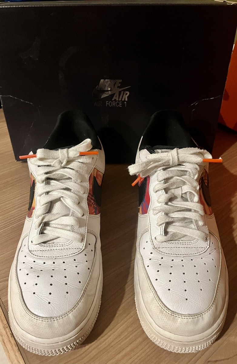 NIKE CU4734-100 WHITE AIR FORCE 1 LOW VINTAGE MOSAIC  display picture 2