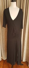 JAG Womens Black Mid-Calf Stretch Dress Size L
