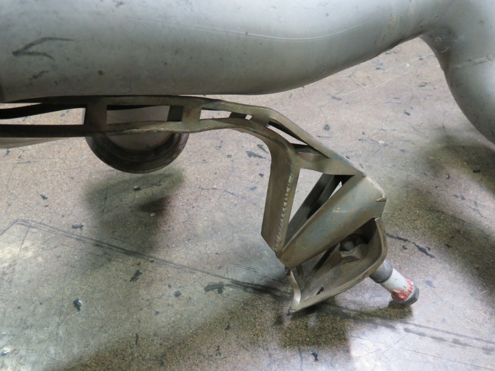 Lamborghini Gallardo LP550, Exhaust Muffler, Used, Aftermarket, Damaged
