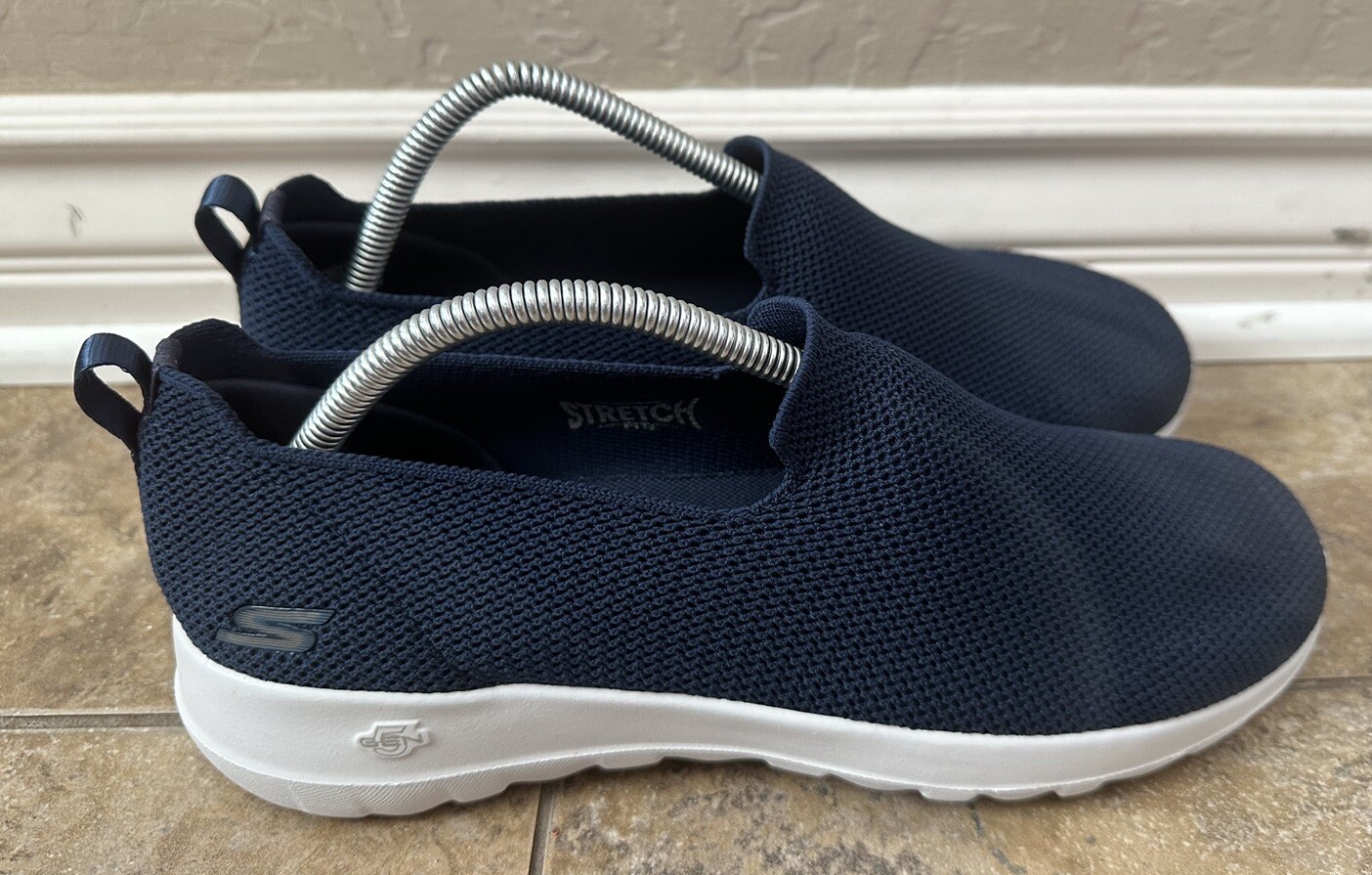 Skechers Go Walk Joy Gen Goga Mat Stretch Blue Slip on Shoe