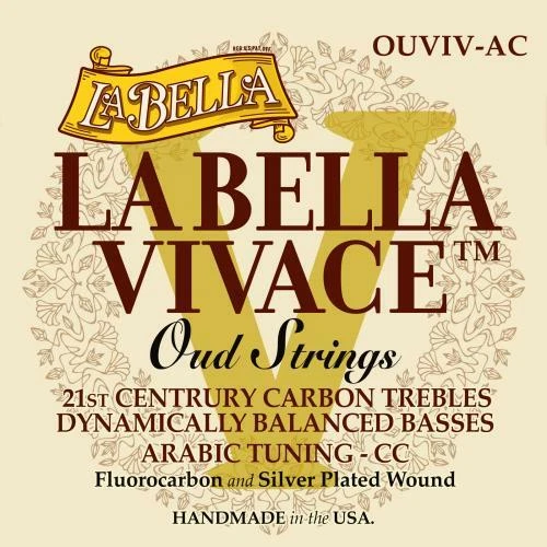 La Bella Vivace Fluorocarbon Oud Strings for Arabic Oud (Set of 2) C-C tuning - Image 2 of 4