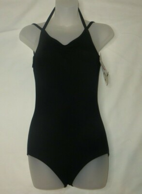 Motionwear Black Cami Leotard Leo 2612 Size LC L Large Child