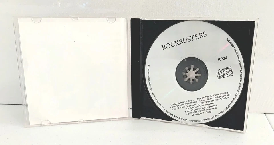 Rock Busters Cd Feat Jimi Hendrix Cd | FREE SHIPPING  - Image 3 of 3
