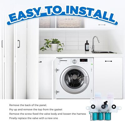 W11096268 W11220230 Water Inlet Valve for Maytag Whirlpool Washing Machine  Parts Australia