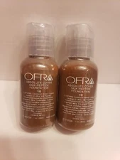 Ofra Silk Peptide Foundation #10- 2pk- 1oz Each. New. Sealed.