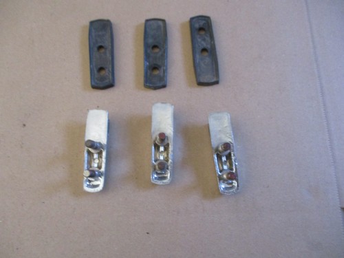 Fiat 850 Spider SportChrom Verdeckhaken Haken Verdeck Verdeckkastendeckel 3 Stck - Picture 12 of 15