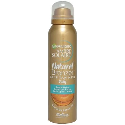 Garnier Ambre Solaire No Streaks Bronzer Dry Body Mist Medium 150ml