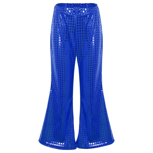 Girls Boys Glitter Sequins Hip Hop Jazz Street Modern Pants Sweatpants Trousers - Picture 219 of 252