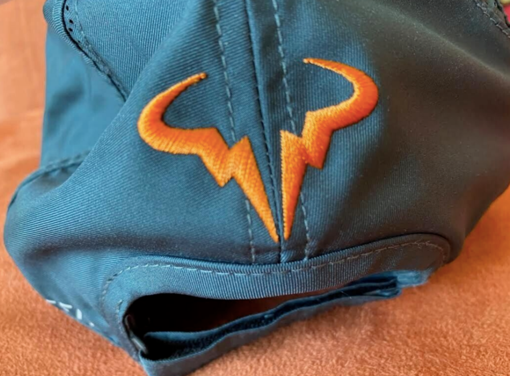 NIKE RAFAEL NADAL TEAL BLUE ORANGE HAT RAFA BULL NIKE RAFAEL NADAL TEAL BLUE ORANGE HAT RAFA BULL
