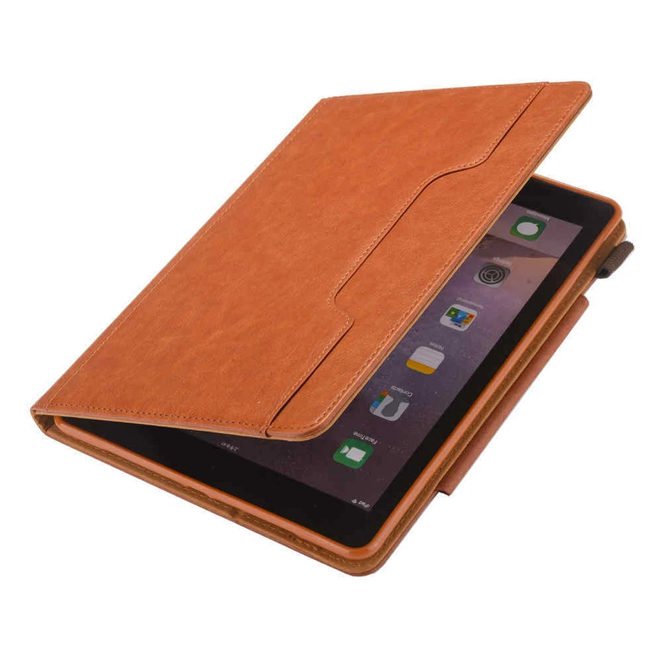 For iPad 7th 6th 5th Generation Mini Air Business Smart Stand Leather Case Cover - Image 2 of 4