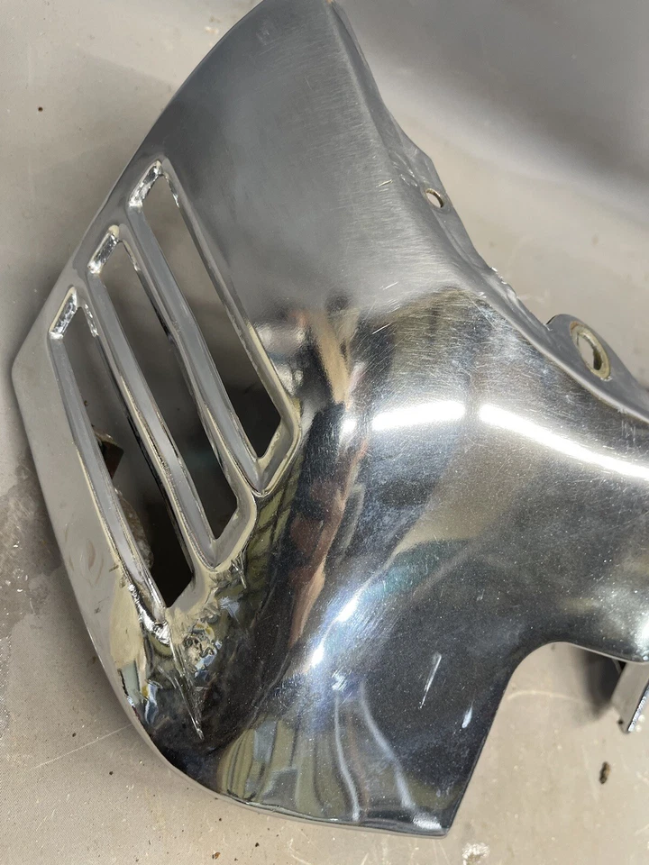 Chevy Impala 1970 parachoques delantero cromado cenefa inferior salpicadero Belair Biscayne Foto 2 de 4