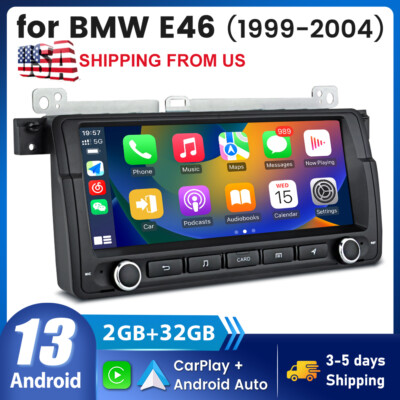 Andriod 13 Carplay For BMW 3er E46 1998-2006 8''Car Stereo Radio Touch Screen FM