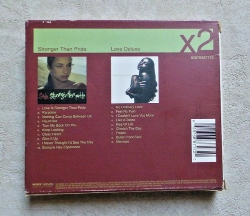 CD AUDIO / SADE - STRONGER PRIDE / LOVE DELUXE - COFFRET 2 X CD ALBUM - Picture 2 of 5