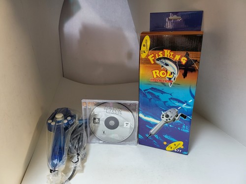 Fishing Pole & Action Bass for Playstation 1 (ONLY WORKS FOR ACTION BASS ) 19J - Picture 2 of 11